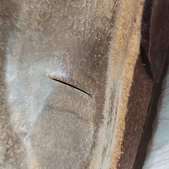 Birkenstock Women Brown Leather Sandals Flats Shoes Sz 39/8 Regular - Picture 12 of 13